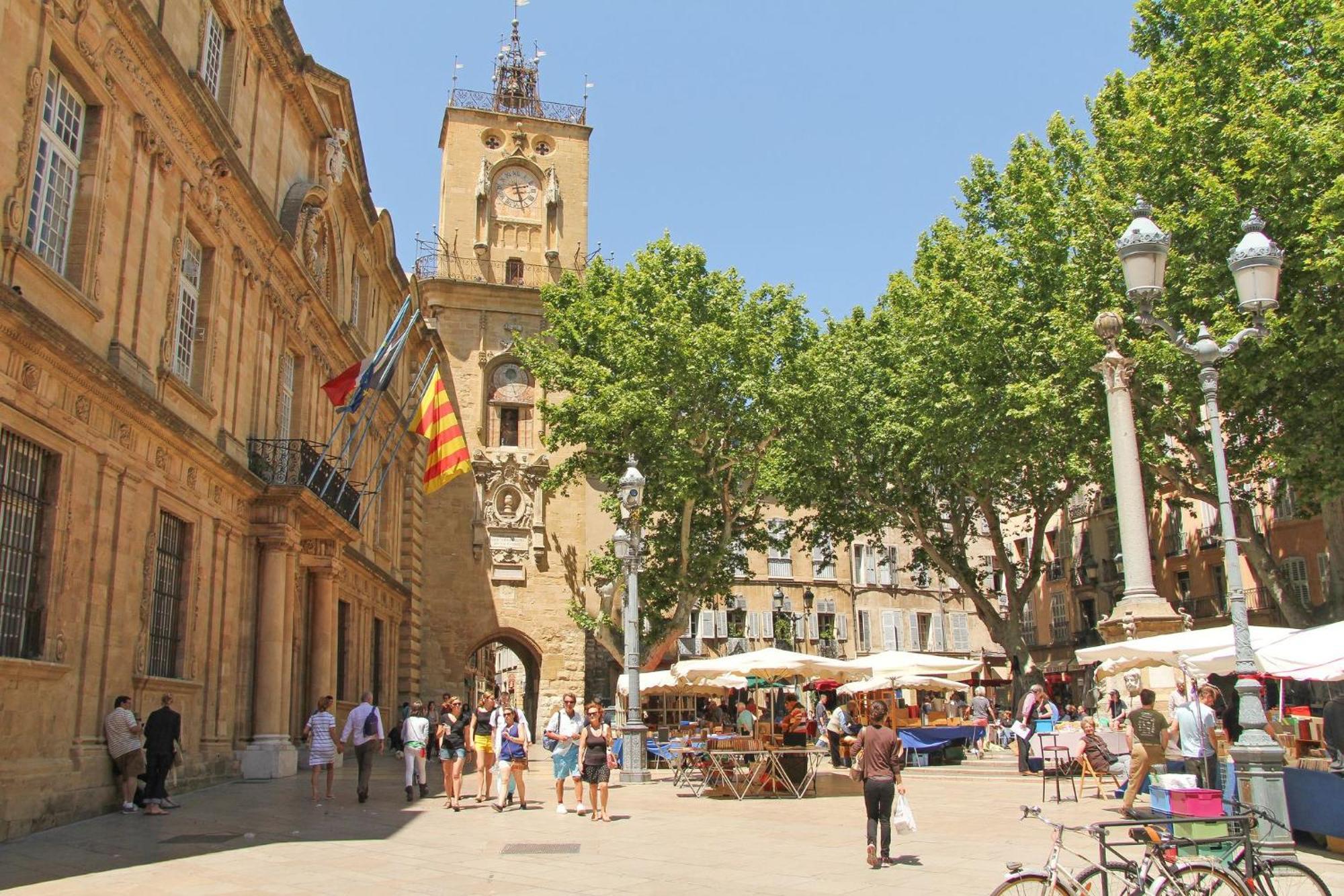 L'Amandier - Joli Appartement T3 Neuf Centre Ville A 2 Pas De La Rotonde Mirabeau Et Des Allees Provencales 엑상프로방스 외부 사진